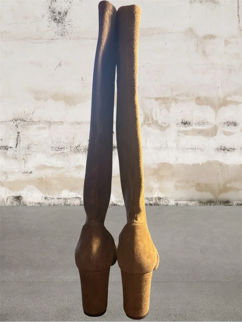 Stuart Weitzman $895 MSRP Lucie Stretch Knee-High Boot Size 7